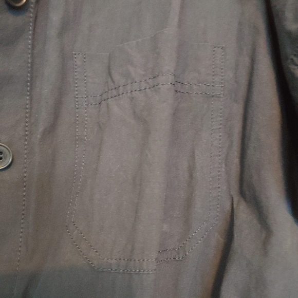 COS Black Cotton Topstitched Belted Jumpsuit Sz 4 US - Picture 7 of 10